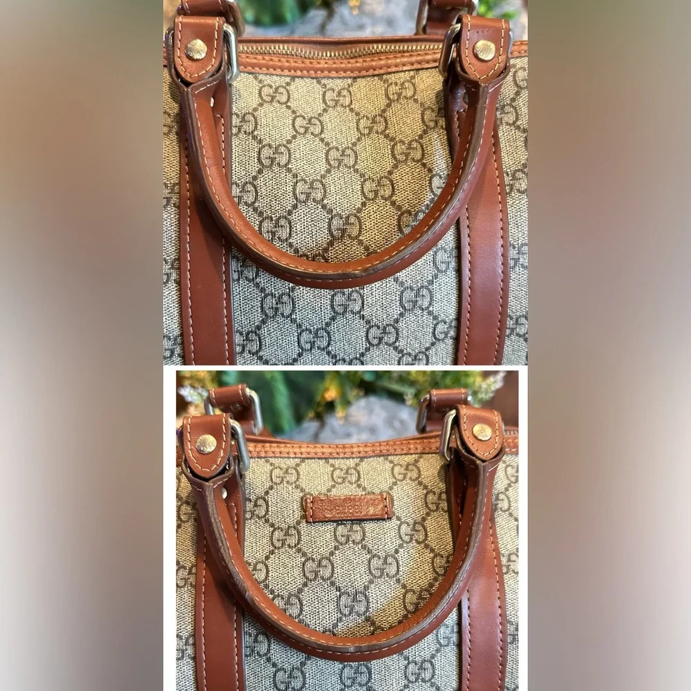 Gucci GG Coated Canvas Boston Bag - Picture 12 of 17